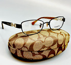 COACH HC5054 / 9187 Woman's Eyeglasses 51-17-135mm - Satin Brown - 100% Original