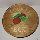Shaker Style Cheese Box Round Wooden Cookie Hand Painted