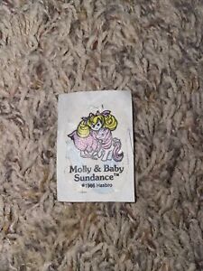 Vintage My Little Pony G1 STICKERS UNUSED Flat Molly