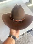 Resistol Self Conforming Brown XXXX 4x Beaver Cowboy Hat Size 6 7/8