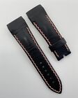Authentic Breguet 23mm x 20mm Black Calfskin Leather Watch Strap Band INE OEM