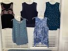 New ListingLot Of 5 Ladies Sleeveless Shirts Size Large