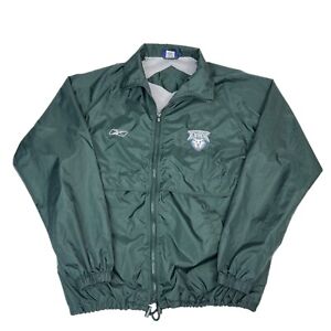 Vintage 90's Reebok Minnesota LYNX Windbreaker Jacket Green Size Large