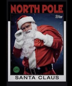 2023 TOPPS Holiday Santa Archives 1986 - SANTA CLAUS (Topps Bunt Digital card