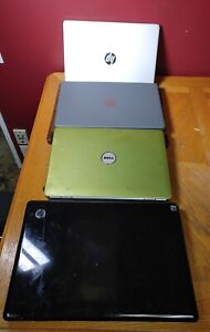Lot (4) Laptop HP G71, Dell PP29L, HP 15-dw1033dx, HP 15-db0051od For Parts