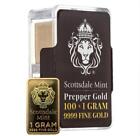 100 x 1 Gram Gold Bars - Scottsdale Mint .9999 Gold Bullion 