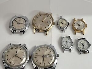 Lot Of 8 Vintage Timex Watches Ladies Cents