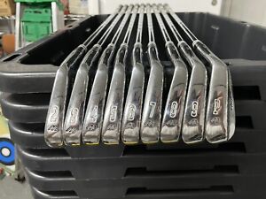 mizuno mp14 2-PW iron set Custom Dimpled and Refinished X7 Shafts MMC +4 Grips