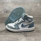 Nike Air Jordan 1 High PS Denim Pre School Size 11.5C Sneaker Shoe CU0449-104