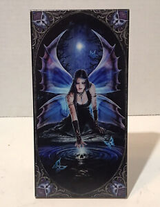 Anne Stokes Collection Decorative Fairies Art Tile & Stand 8 x 4  New In Box