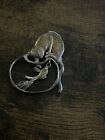 Vintage Museum Of Fine Arts MFA Sterling Silver 925 Cat In Fish Bowl Pin