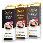 DELIA HENNA For Eyebrows & Eyelashes Brown/Black/Graphite   Powder/Creme/Gel