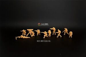 1/72 Resin Modern R Army Attack Squad 10 Pcs Figure 3D Printed Soldiers
