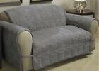Ultimate-Furniture Loveseat Protector Grey 100% quilted polyester Pet Slip Cover