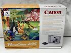Canon PowerShot A95 5 MP Digital Camera 3x Optical Zoom Silver - EXCELENT Works!