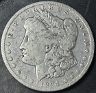 New Listing1894-O $1 Morgan Silver Dollar. Nice Circulated Details, Cleaned