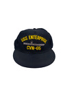 USS Enterprise CVN-65 Navy Hat Mens Large Adjustable Snap Back
