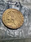 New Listing1908 $5 Indian Head Gold Coin No Reserve!