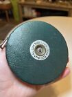 Vintage Lufkin Steel Royal Measuring Tape 100 FT Engineers Chrome Ni-Clad Rewind