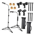 New Listing2 Pack Microphone Stand for Singing Mic Stand Boom with Gooseneck Mic 2 packs