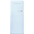 Smeg FAB28 50s Retro Style Refrigerator 24-Inch Pastel Blue Left Hand Hinge