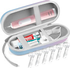Electric Toothbrush Travel Case, Oral B Hard Storage Bag with 6Pcs Toothbrush Co