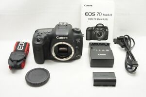Canon EOS 7D Mark II 20.2MP Digital SLR Camera Black Body Only #240419w