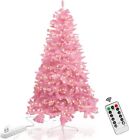 4.5-7.5Ft Pre-Lit Fiber Optic Artificial Christmas Tree Led Lights Decorations