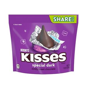 New ListingHershey's Kisses 10 oz SPECIAL DARK Mildly Sweet Chocolate Fast Shipping