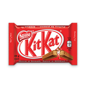 24 Kit Kat Chocolate Bars Full Size 45g Each NESTLE Canada FRESH DELICIOUS