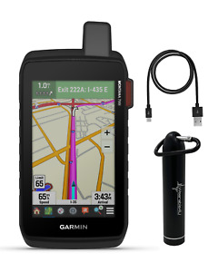 Garmin Montana 700i Rugged GPS Touchscreen Navigator with Power Bank Bundle