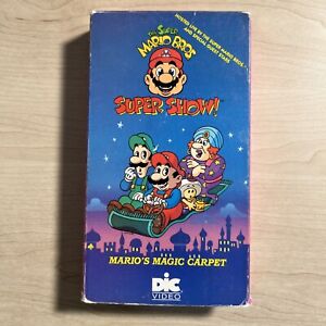 Super Mario Bros. Super Show! Mario's Flying Carpet VHS DIC Video 1989 | Good