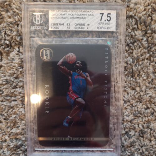 2011-12 Panini Gold Standard Andre Drummond BGS 7.5 Draft Pick Redemptions XRC9