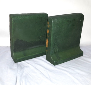 Arts and Crafts Tile Bookends ? Grueby  ? Type
