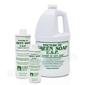 COSCO Pure Green Soap - Tattoo Medical Supplies 8oz/1-pint(16oz)/1-gallon(128oz)