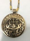 Handmade Egyptian  Bronze Pendant with  Stainless Steel Chain ( Isis , Ankh &..