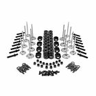 SBC Small Block Chevy 350 Cylinder Heads Build Kit Valves Springs Keepers 3/8