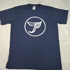 Pixies T-shirt P Logo UK Large Nirvana Mudhoney Fruit Of The Loom Navy Blue
