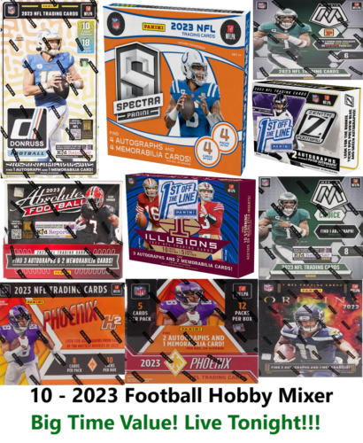 Los Angeles Chargers Break #717 x10 2023 SPECTRA ABSOLUTE HOBBY BOX MIXER