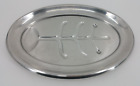 Vtg Vollrath Oval Stainless Steel Meat Platter Metal Tray Plate 17.5x12.25