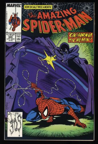 Amazing Spider-Man #305 VF/NM 9.0 Todd McFarlane! Prowler! Marvel 1988
