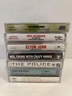 1970s 1980s Classic Rock Cassette Tape Lot (7) New Sealed Elton John Foreigner +