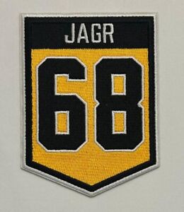 Jaromir JAGR Retirement Jersey Patch Pittsburgh Penguins #68