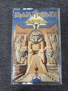Powerslave Iron Maiden Cassette Tape 1984 Capitol EMI Records Heavy Metal TESTED