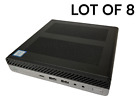 (LOT OF 8) HP EliteDesk 800 G3 Mini 65W Barebones NO CPU/RAM/HDD/AC ADAPTER