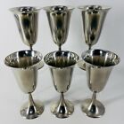 Royal Holland Pewter Wine Goblets 6.75” by Daalderop Set Of 6 Made In Portugal