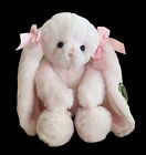 Bearington Bun Bun Pink Rabbit Plush Bunny Soft Long Ears Retired 14” Tags