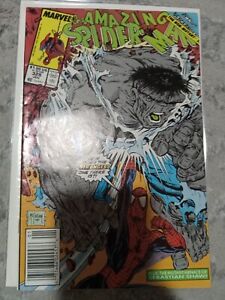 Amazing Spiderman 328 1990 Creases On Front Barcode Dents On Cover McFarlane Mic