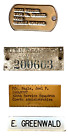 RARE-Vintage & Antique WWII & Post War US Military ID Name Cards & Dog Tag