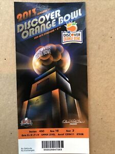 2013 Florida State / NIU. Orange Bowl FULL UNUSED FOOTBALL TICKET
